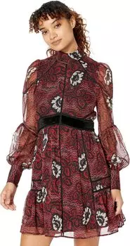 Платье Coriey с высоким воротником Ted Baker, красный