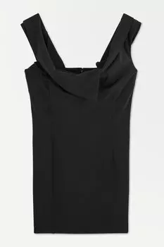 Платье Cos Atelier The Off-The-Shoulder Pencil, черный