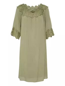 Платье Cream, хаки