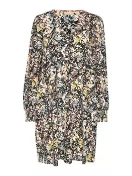 Платье CULTURE CU Sika Bello, цвет Cream/Light blue/Black