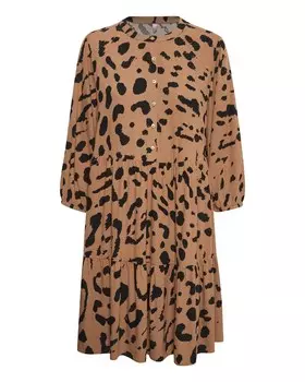 Платье CULTURE, коричневый