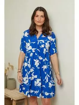 Платье Curvy Lady, синий