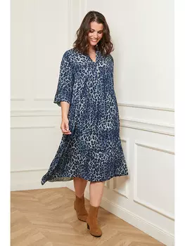 Платье Curvy Lady, синий
