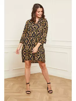 Платье Curvy Lady, темно-синий