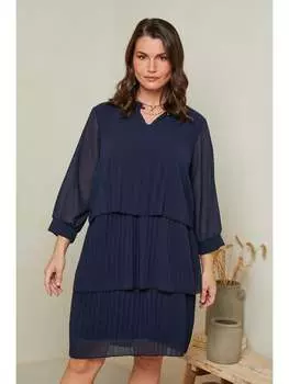 Платье Curvy Lady, темно-синий