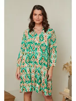 Платье Curvy Lady, зеленый