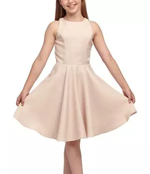 Платье цвета металлик Un Deux Trois для больших девочек 7–16 лет, розовый