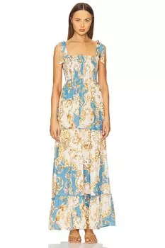 Платье цвета румян luceyr Agua Bendita, мультиколор