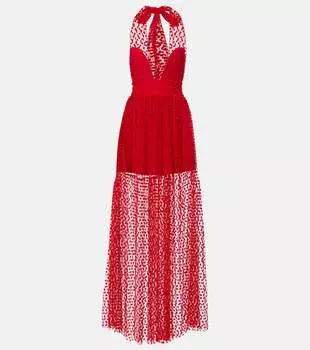 Платье "Дакота" на бретелях Alexandra Miro, красный