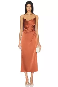 Платье данни Katie May, цвет auburn