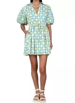 Платье Daphne в решетке Elizabeth and James, цвет trellis