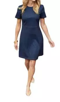 Платье Дарья в темно-синем цвете JUDE CONNALLY