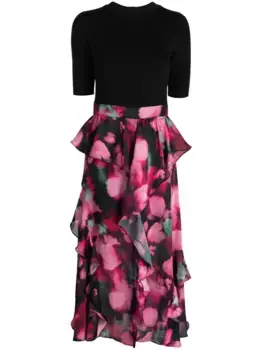 Платье Darciia с цветочным принтом Ted Baker, черный