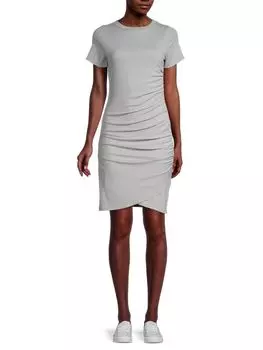 Платье Day Drink Stitchdrop в рубчик, серый