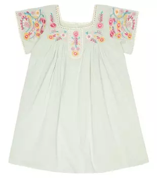 Платье Daya из хлопкового газа с вышивкой Louise Misha, разноцветный