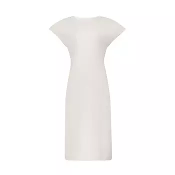 Платье Deep Breath с маленькими летящими рукавами, белый