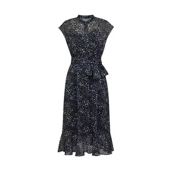 Платье Deep Breath с поясом, темно-синий