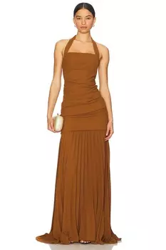 Платье Delilah Delfi, terracotta