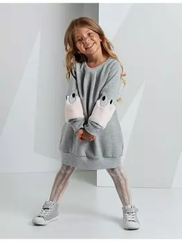 Платье Denokids, серый