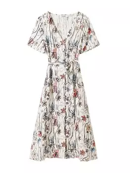 Платье Desigual, белый