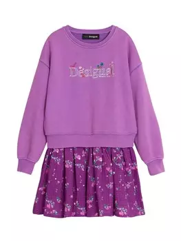 Платье Desigual Dress, фиолетовый