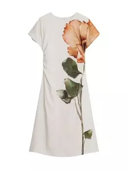 Платье Desigual Flower, белый
