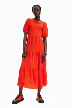 Платье Desigual, коричневый