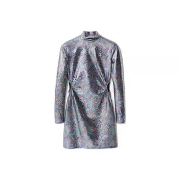 Платье Desigual Luna, серебряный