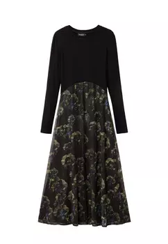 Платье Desigual миди, черный