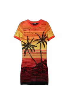 Платье Desigual, red