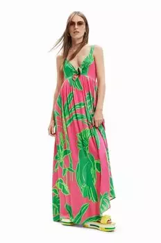Платье Desigual, розовый