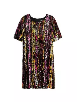Платье Desigual Sequin, разноцветный