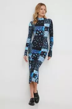 Платье Desigual, темно-синий