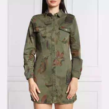 Платье Desigual, зеленый