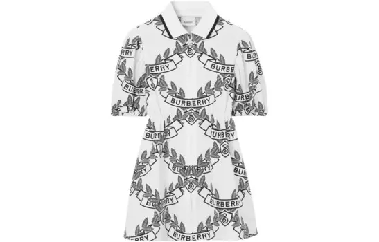 Платье детское Burberry, белый