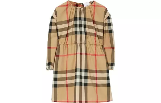 Платье детское Burberry, бежевый