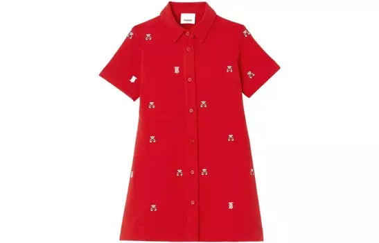Платье детское Burberry, красный