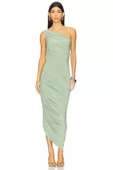 Платье "Diana" Norma Kamali, vintage green