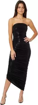 Платье Дианы без бретелек Norma Kamali, черный