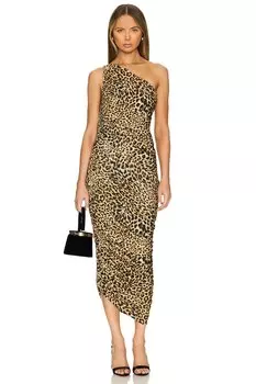Платье дианы Norma Kamali, цвет cheetah patch