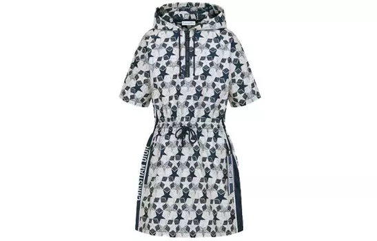 Платье Dior с короткими рукавами, синий