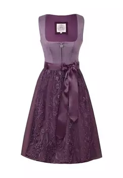 Платье-дирндль индивидуального покроя, длина до колена, для женщин MarJo, цвет 3129 Pflaume
