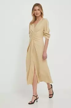 Платье Dkny, бежевый