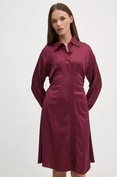 Платье Dkny, бордовый