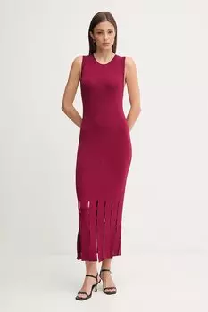 Платье Dkny, бордовый