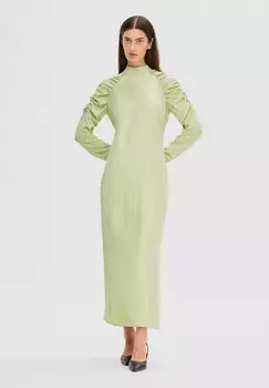 Платье длинное NORA LS EX Selected Femme, зимняя груша