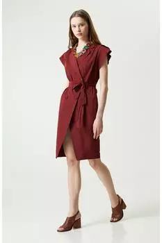 Платье длиной до колена Cherry Network, бордовый