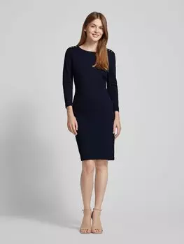 Платье длиной до колена с декоративными пуговицами, модель «ROMEE» Lauren Ralph Lauren