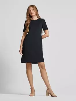 Платье длиной до колена с карманами Marc Cain, черный