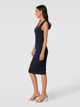 Платье длиной до колена с оборками по бокам ARMANI EXCHANGE